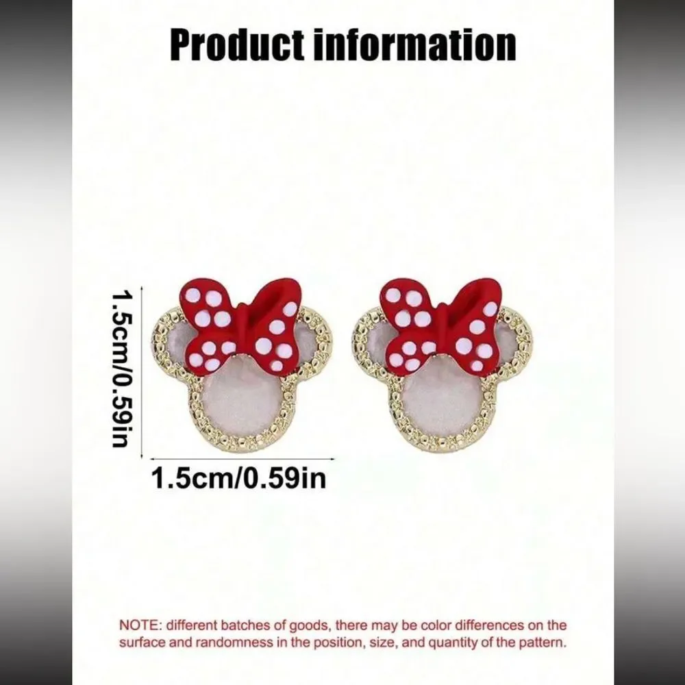 3for$20  Cartoon Earring Cute Silver Pin Earring